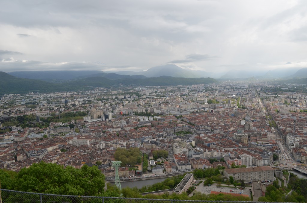View from the fort at Grenoble