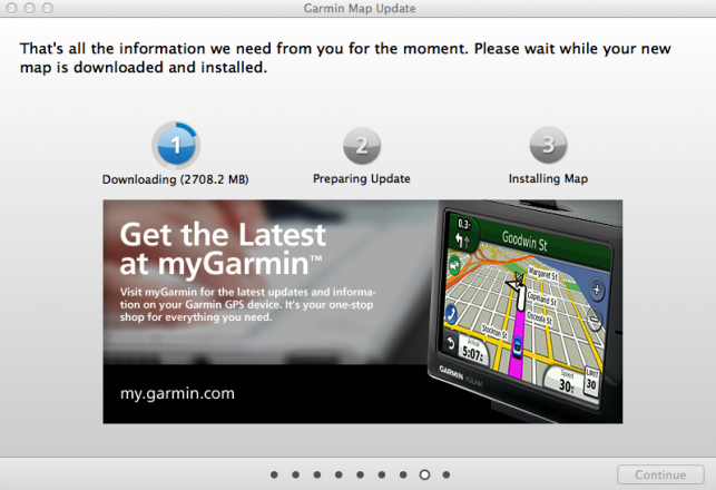 Garmin Map Update in Action