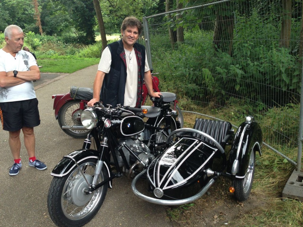 Liam with R60 and Steib Sidecar