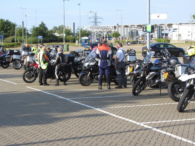 Ready to board the Chunnel